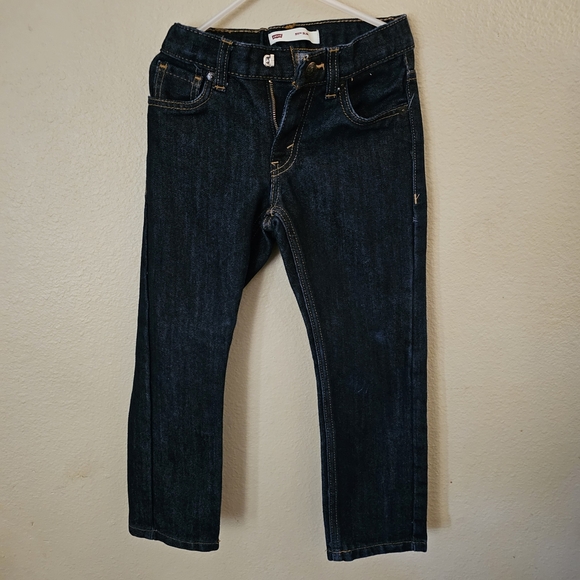 Levi's Dark Blue Denim Jeans - Picture 2 of 8
